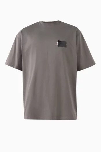 Logo Large Fit T-shirt in Cotton Jersey