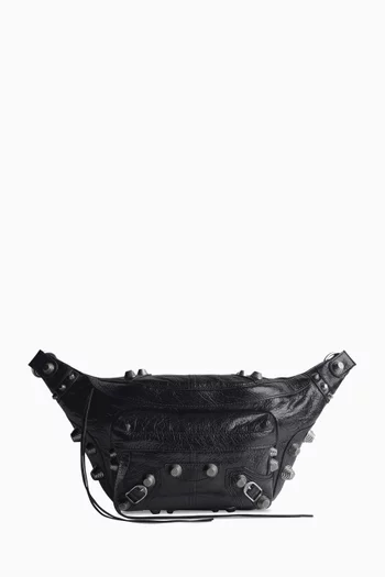 Small Le Cagole Belt Bag in Arena Lambskin