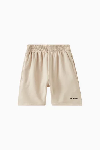 Logo Jogging Shorts in Cotton-jersey