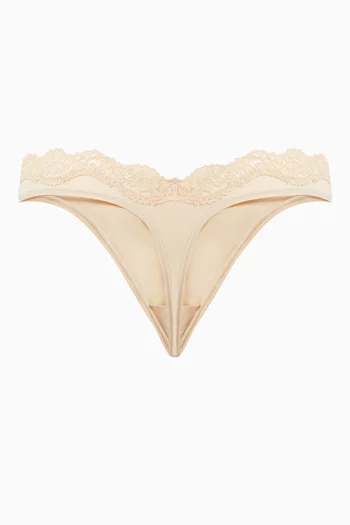 Fits Everybody Lace Dipped Thong