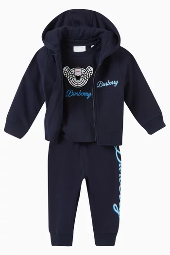 Sutton Script Logo Trackpants in Cotton