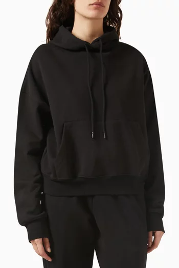Drawcord Hoodie in Jersey