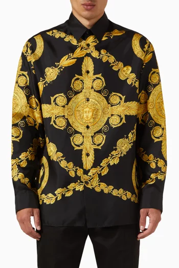 Barocco Silhouette Shirt in Silk