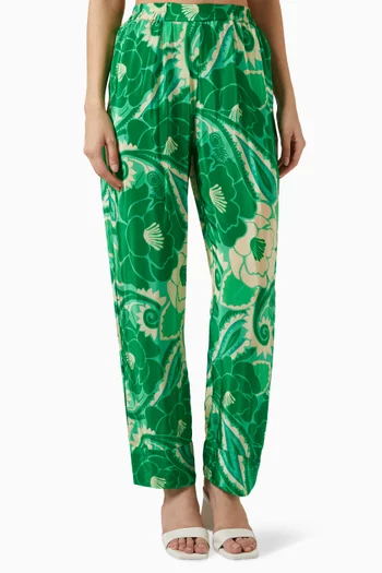 Tropical Groove Pants in Viscose