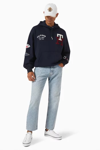 Straight Leg Jeans in Denim