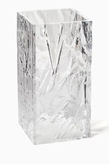 Crushed Ice Vase in Acrylic