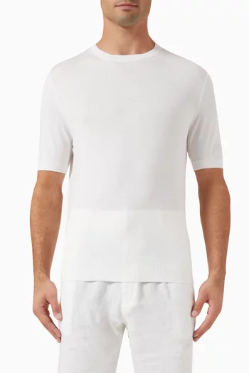 Premium Short-sleeve T-shirt in Cotton-knit