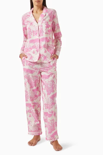 Loxodonta Pyjama Pants Set in Organic Cotton