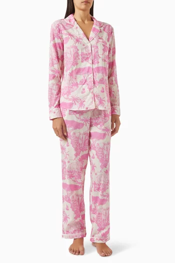 Loxodonta Pyjama Pants Set in Organic Cotton