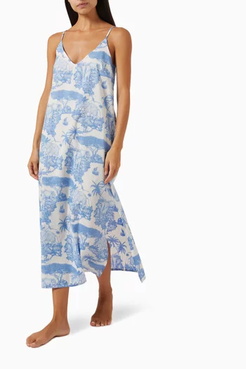 Loxodonta Slip Night Dress in Cotton