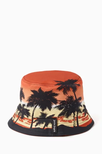 Exclusive Degrade Palms Bucket Hat