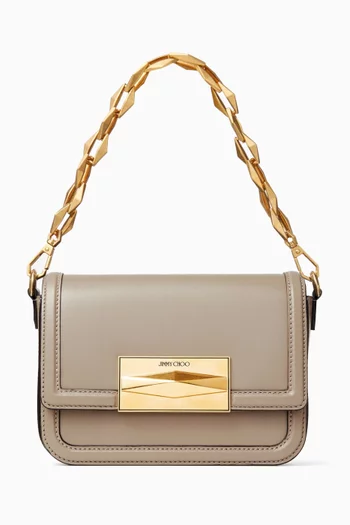 Diamond Crossbody Bag in Leather