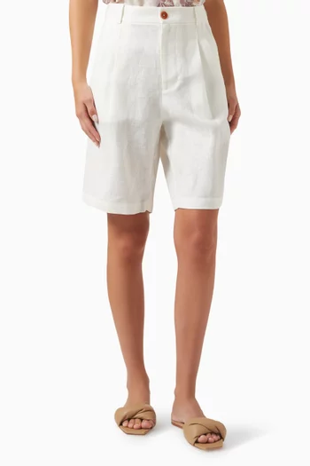 Florentine Shorts in Linen