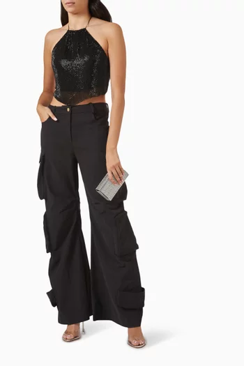 بلوزة بيبر روك حرير