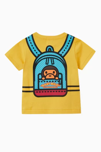 Baby Milo Daypack Logo T-shirt in Cotton