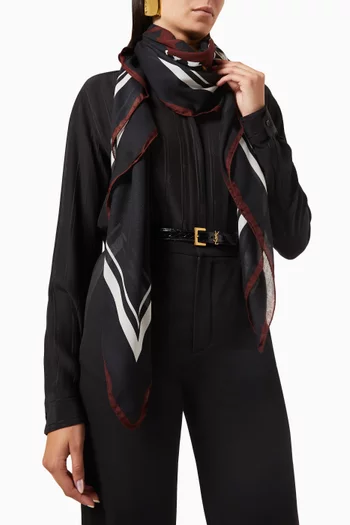 Square Scarf in Modal & Cashmere