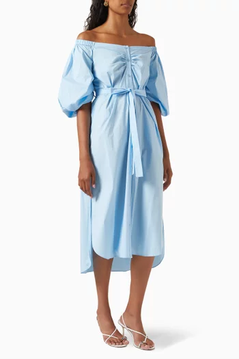 Reese Midi Dress in Cotton