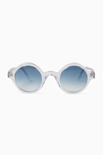 Tayler Round Sunglasses in Bio-acetate