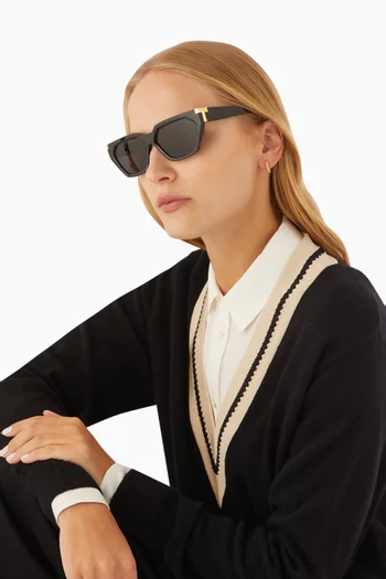 T Sunglasses in Acetate