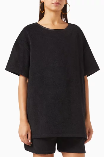 Oversized Boxy T-shirt in French-terry