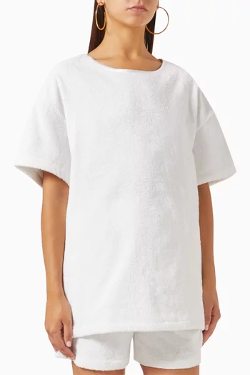 Oversized Boxy T-shirt in French-terry