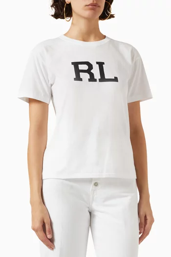 RL Logo T-shirt in Cotton