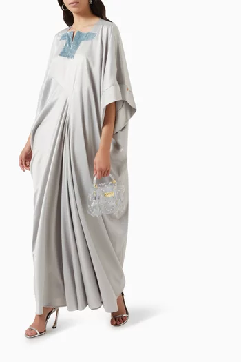 Asymmetric Draped Kaftan