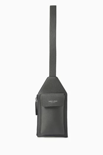Logo Belt Bag in Leather