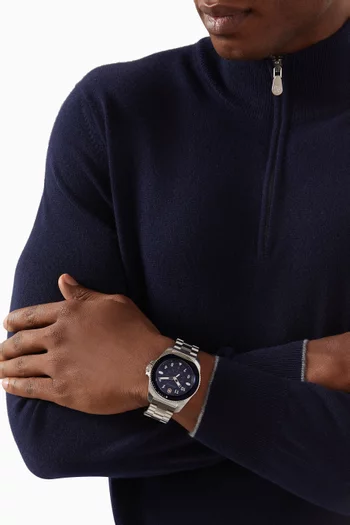 Journey 1884 Stainless Steel Quartz Watch, 43mm