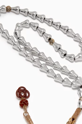 Small Aluminum Masbaha Prayer Beads