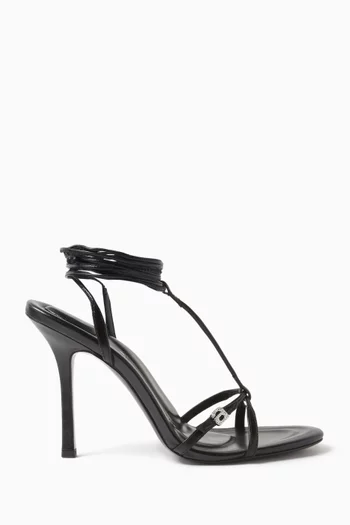 Lucienne 105 Strappy Sandals in Leather