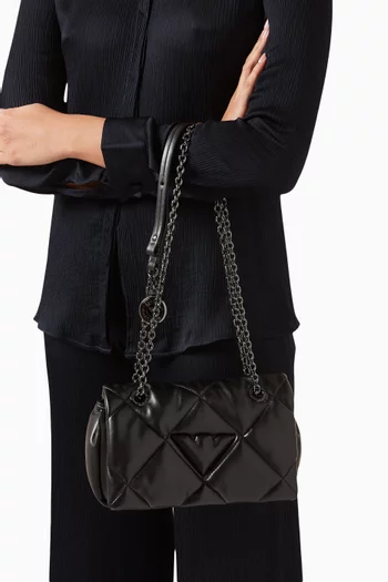 Front Flap Crossbody Bag in Nappa Leather