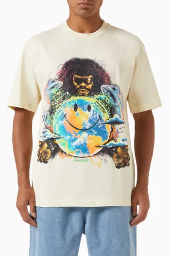 Smiley® Funkadelic P Funk Smiley® T-shirt in Cotton-jersey