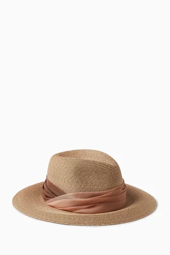 Courtney Hat in Straw