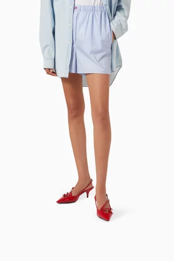 Slingback 55 Pumps in Leather