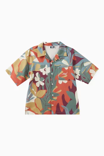 Tropical Camp Shirt in Cotton