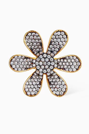 Daisy Ring in 24kt Gold-plated Bronze