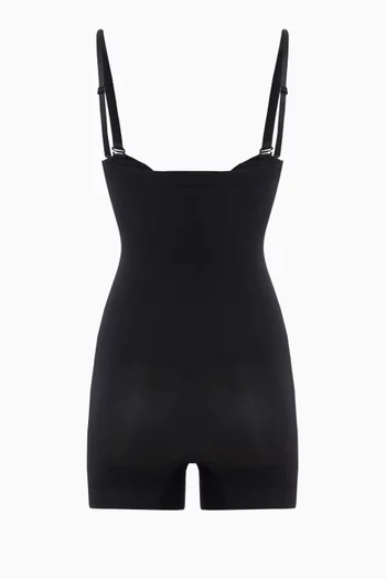 Seamless Sculpt Strapless Mid Thigh Bodysuit