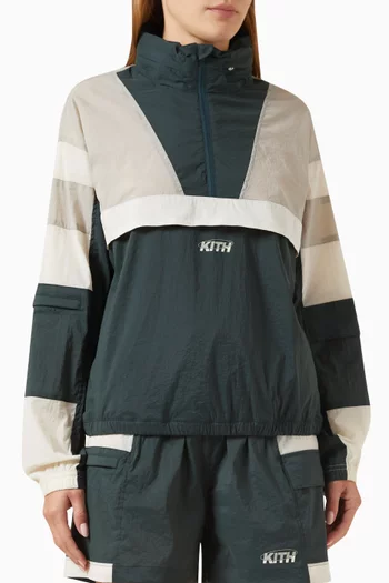 Mila Half-zip Jacket in Stretch-nylon