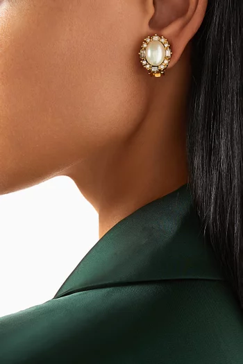 أقراط بمشبك فينتج من الثمانينيات