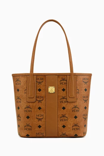 حقيبة يد ليز ميني بتصميم بوجهين قنب بنقشة فيزيتوس وشعار الماركة