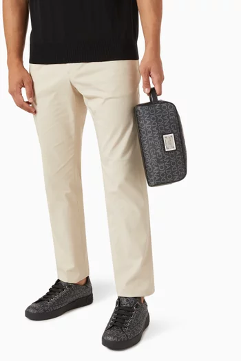 DG Logo Wash Bag in Canvas