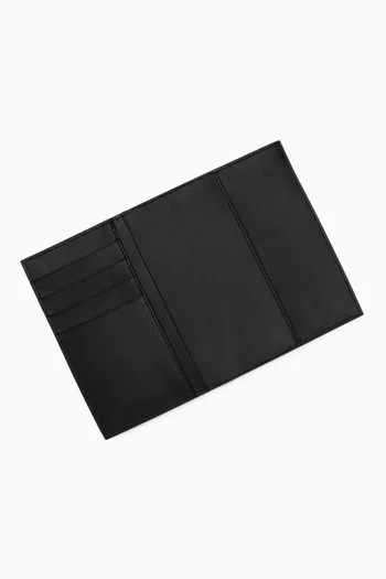 DG Logo Passport Wallet in Leather