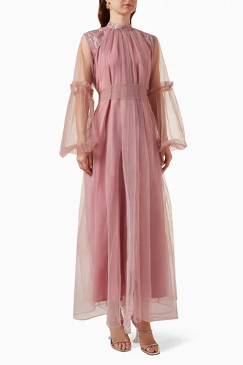 Pixie Gathered Gown in Tulle