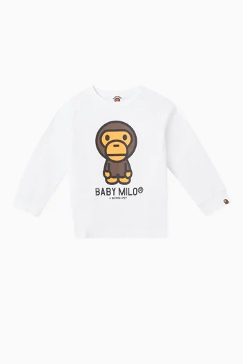 Baby Milo Long-sleeve T-shirt in Cotton-jersey