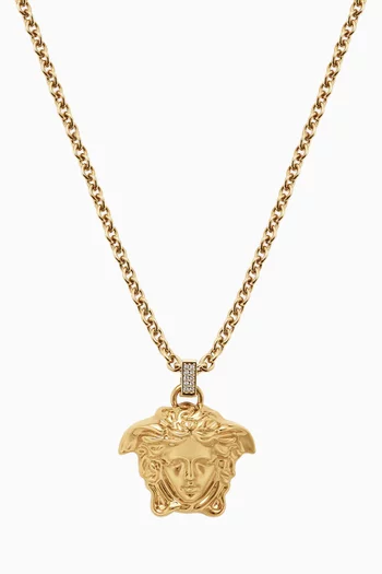 La Medusa Crystal Necklace in Metal