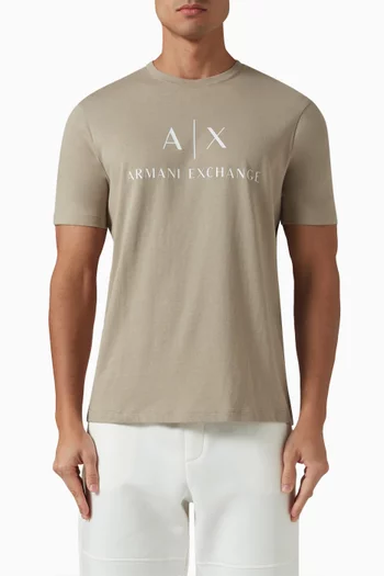 Logo T-shirt in Cotton Jersey