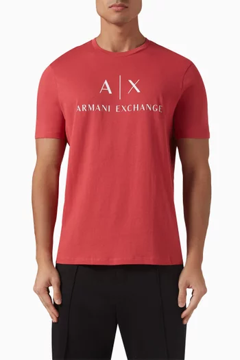 Logo T-shirt in Cotton Jersey