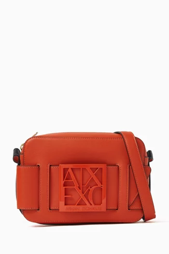 Susy Logo Camera Bag in Faux Leather