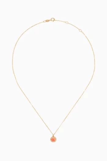 Ara Crown Necklace in 18k Yellow Gold